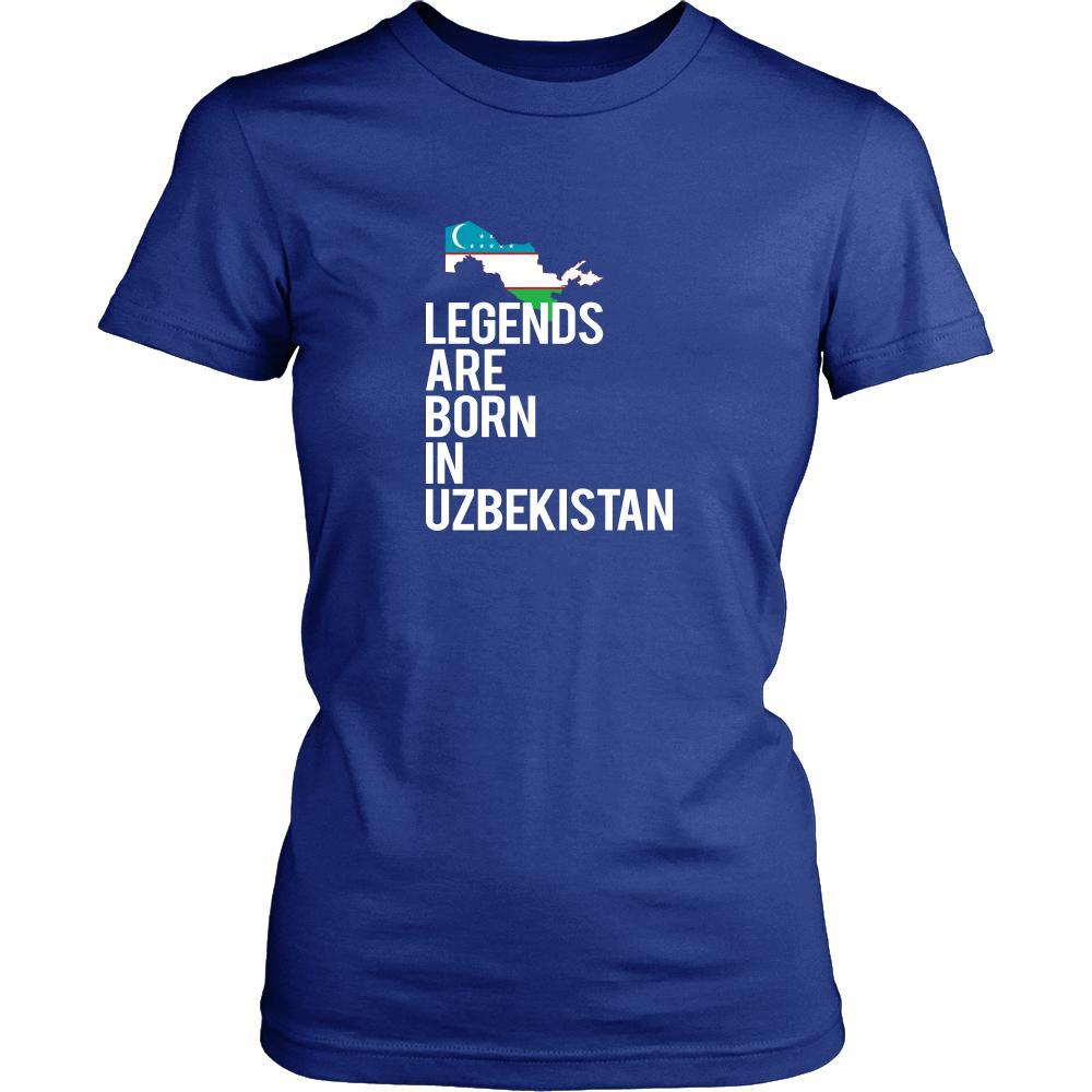Uzbekistan Shirt - Legends are born in Uzbekistan - National Heritage Gift-T-shirt-Teelime | shirts-hoodies-mugs