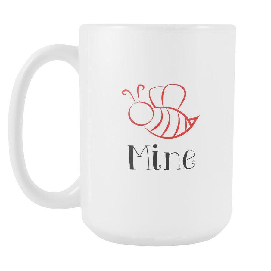 Valentine's Day Perfect Gift - Mine mug - 15oz-Drinkware-Teelime | shirts-hoodies-mugs