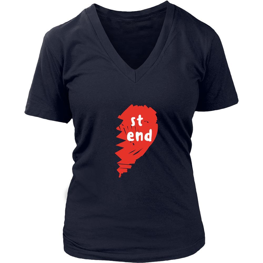 Valentine's Day T Shirt - Best Friend-T-shirt-Teelime | shirts-hoodies-mugs