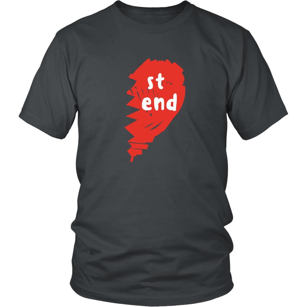 Valentine's Day T Shirt - Best Friend-T-shirt-Teelime | shirts-hoodies-mugs