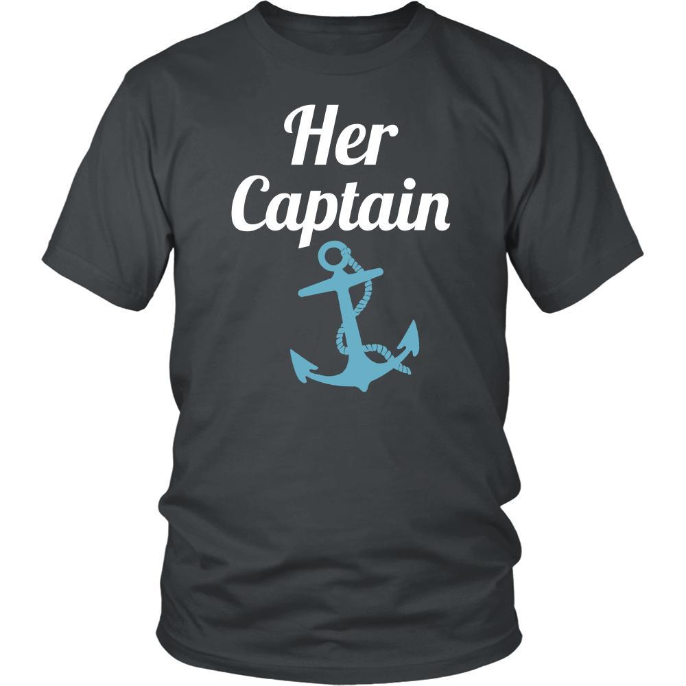 Valentine's Day T Shirt - Her Captain-T-shirt-Teelime | shirts-hoodies-mugs