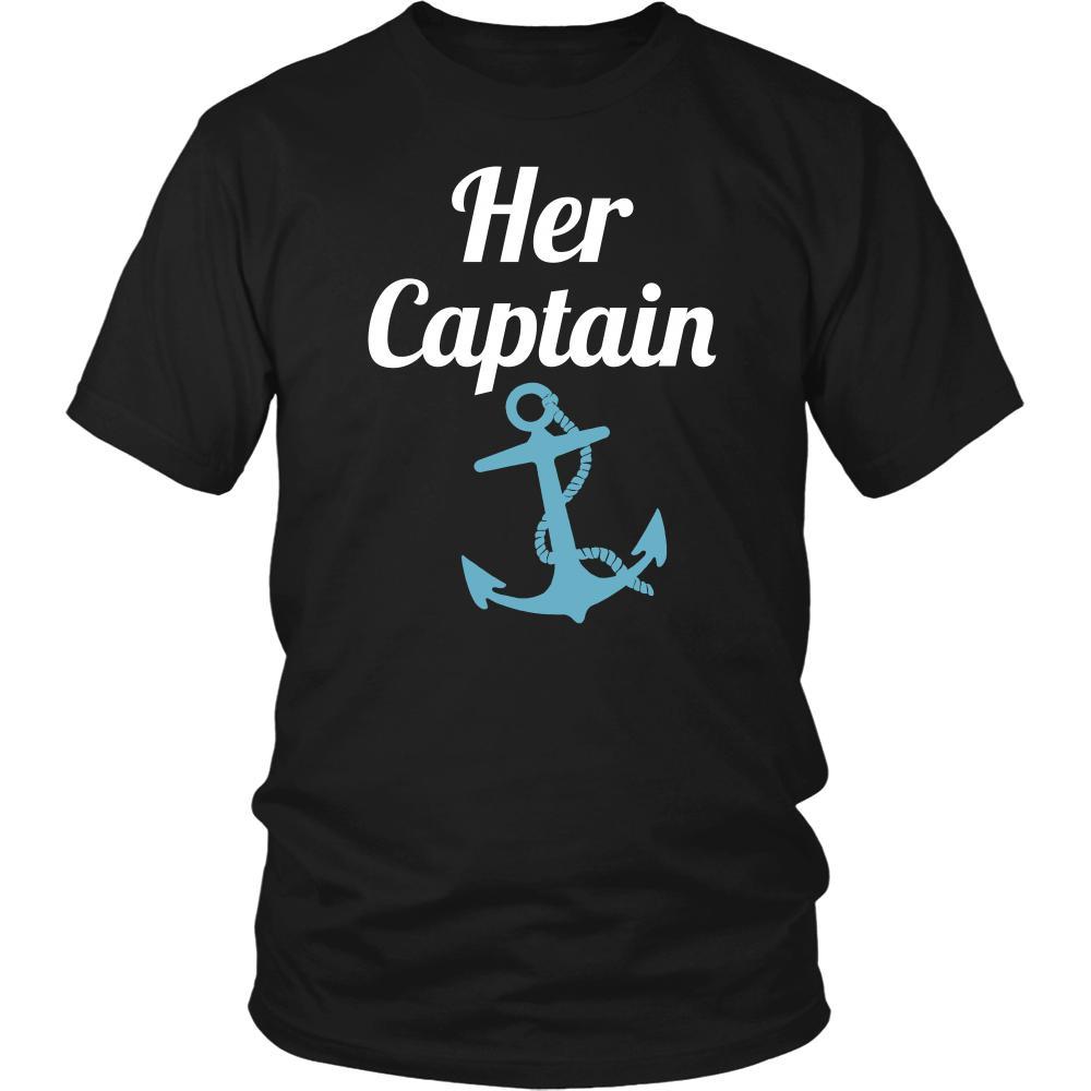 Valentine's Day T Shirt - Her Captain-T-shirt-Teelime | shirts-hoodies-mugs