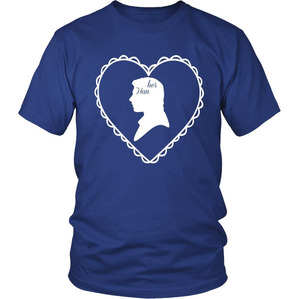 Valentine's Day T Shirt - Her Han-T-shirt-Teelime | shirts-hoodies-mugs