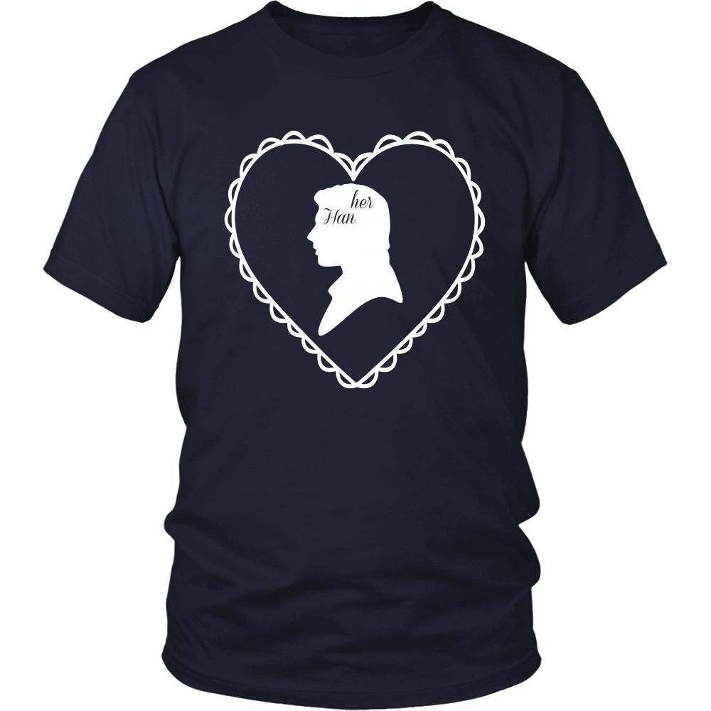Valentine's Day T Shirt - Her Han-T-shirt-Teelime | shirts-hoodies-mugs