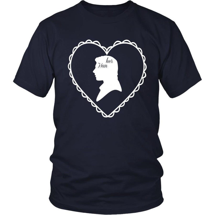 Valentine's Day T Shirt - Her Han-T-shirt-Teelime | shirts-hoodies-mugs