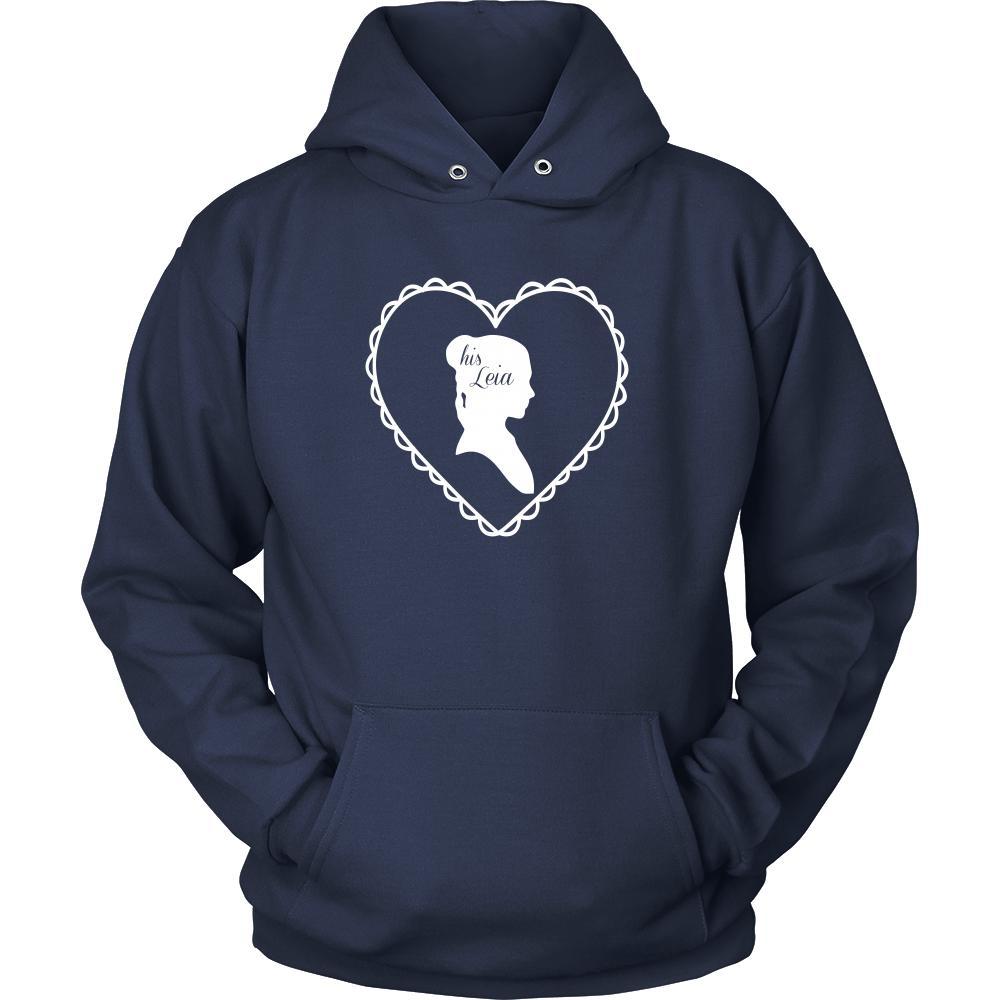 Valentine's Day T Shirt - His Leia-T-shirt-Teelime | shirts-hoodies-mugs