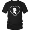 Valentine's Day T Shirt - His Leia-T-shirt-Teelime | shirts-hoodies-mugs