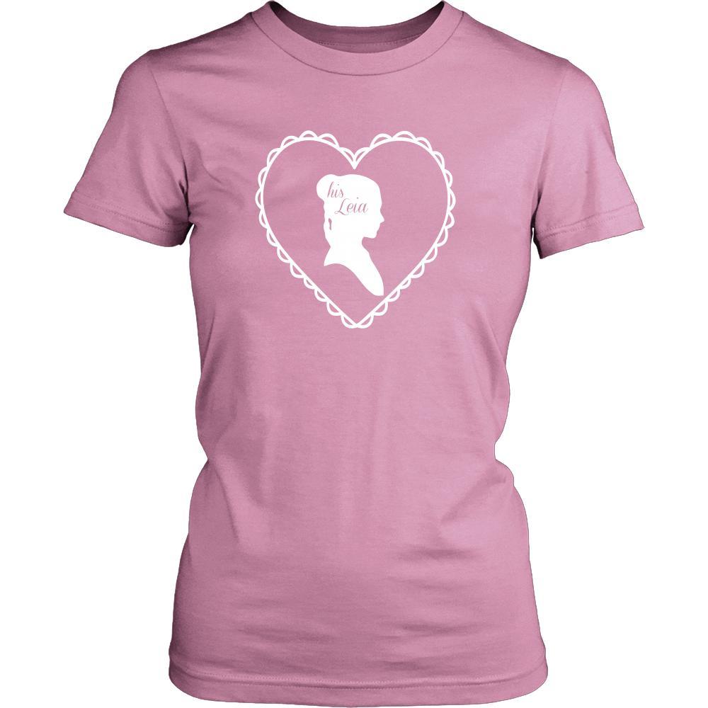 Valentine's Day T Shirt - His Leia-T-shirt-Teelime | shirts-hoodies-mugs