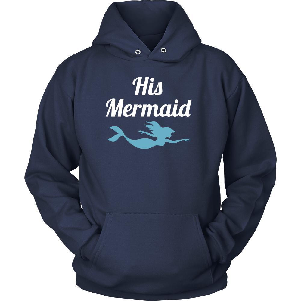 Valentine's Day T Shirt - His Mermaid-T-shirt-Teelime | shirts-hoodies-mugs