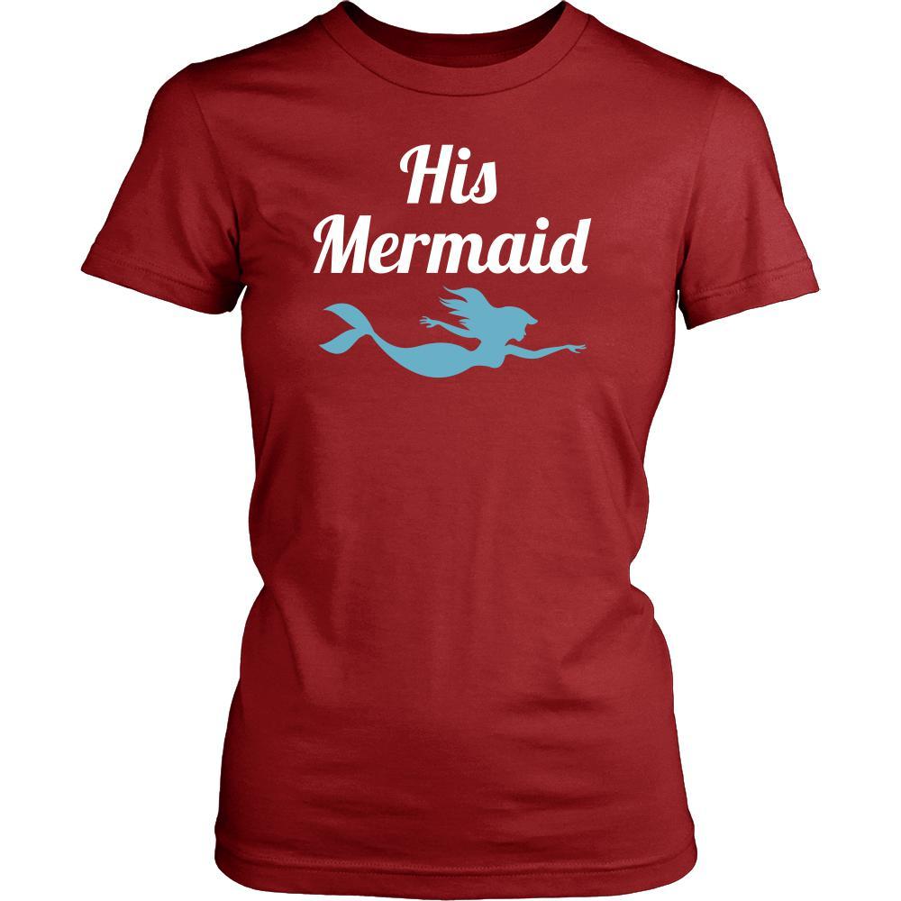 Valentine's Day T Shirt - His Mermaid-T-shirt-Teelime | shirts-hoodies-mugs