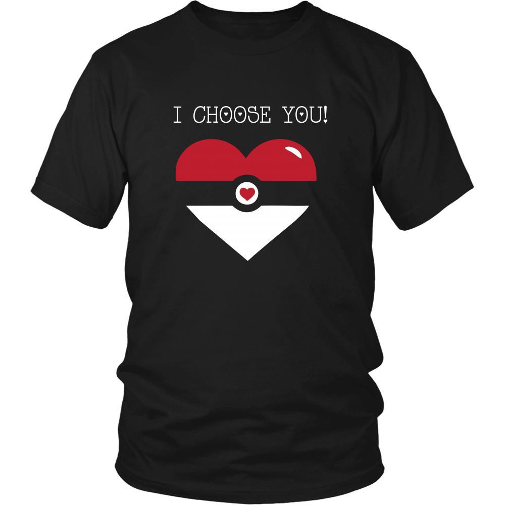Valentine's Day T Shirt - I choose you-T-shirt-Teelime | shirts-hoodies-mugs