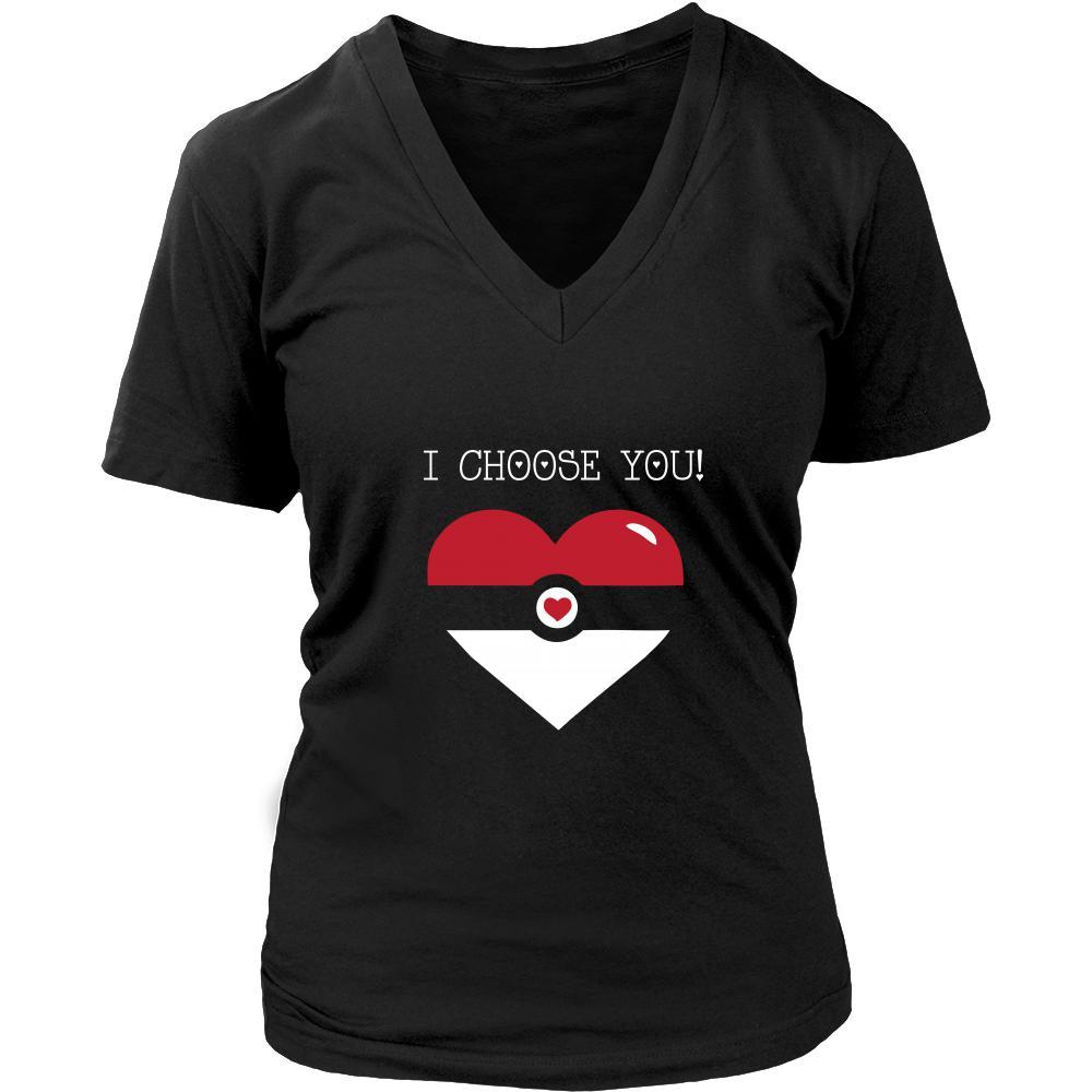 Valentine's Day T Shirt - I choose you-T-shirt-Teelime | shirts-hoodies-mugs
