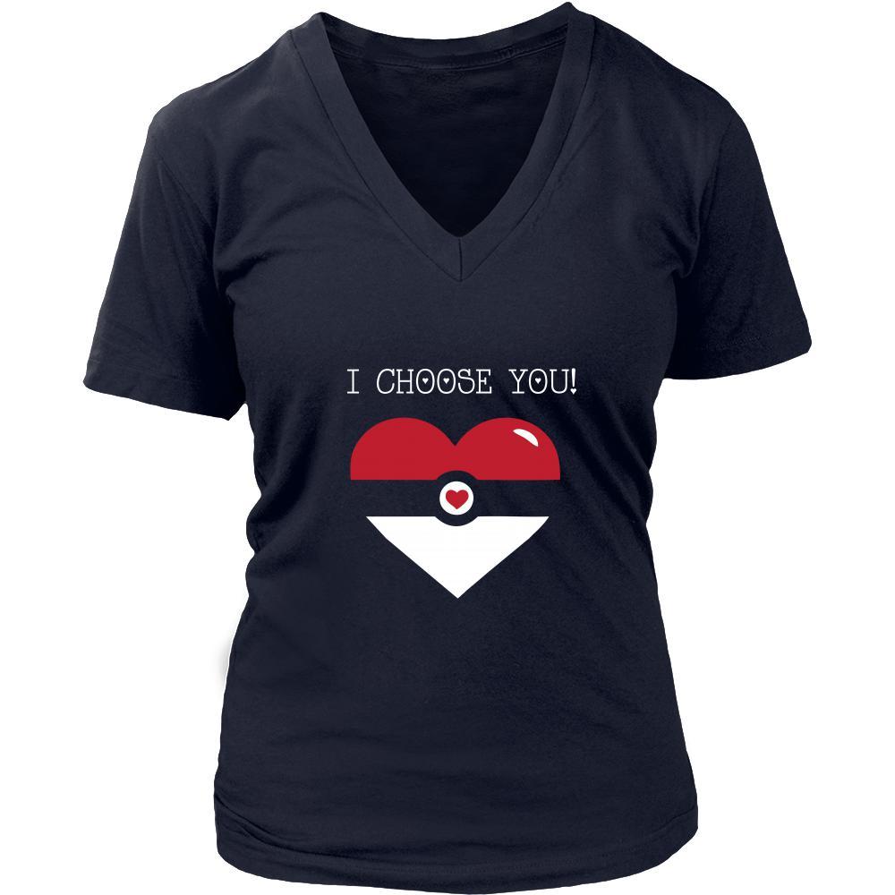 Valentine's Day T Shirt - I choose you-T-shirt-Teelime | shirts-hoodies-mugs