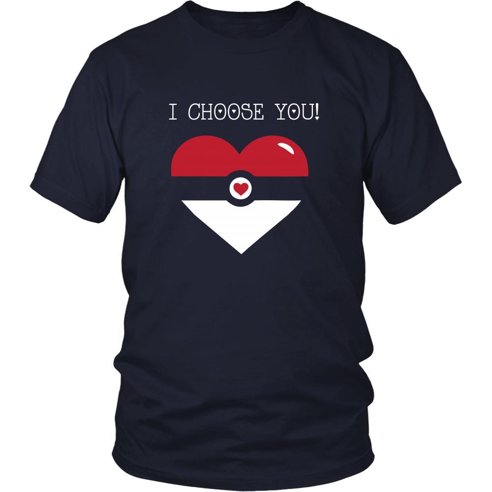 Valentine's Day T Shirt - I choose you-T-shirt-Teelime | shirts-hoodies-mugs