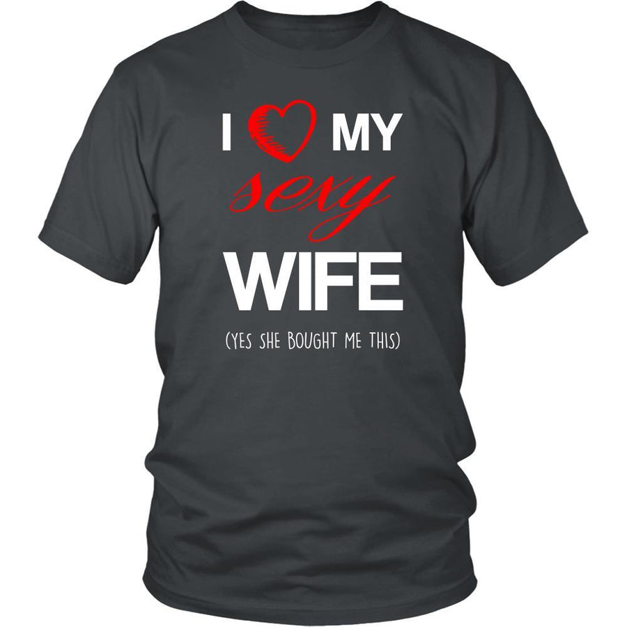 Valentine's Day T Shirt - I love my sexy Wife-T-shirt-Teelime | shirts-hoodies-mugs