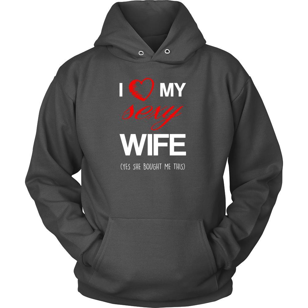 Valentine's Day T Shirt - I love my sexy Wife-T-shirt-Teelime | shirts-hoodies-mugs