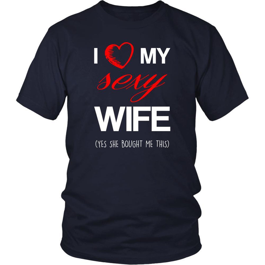 Valentine's Day T Shirt - I love my sexy Wife-T-shirt-Teelime | shirts-hoodies-mugs