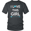 Valentine's Day T Shirt - I love this Girl-T-shirt-Teelime | shirts-hoodies-mugs