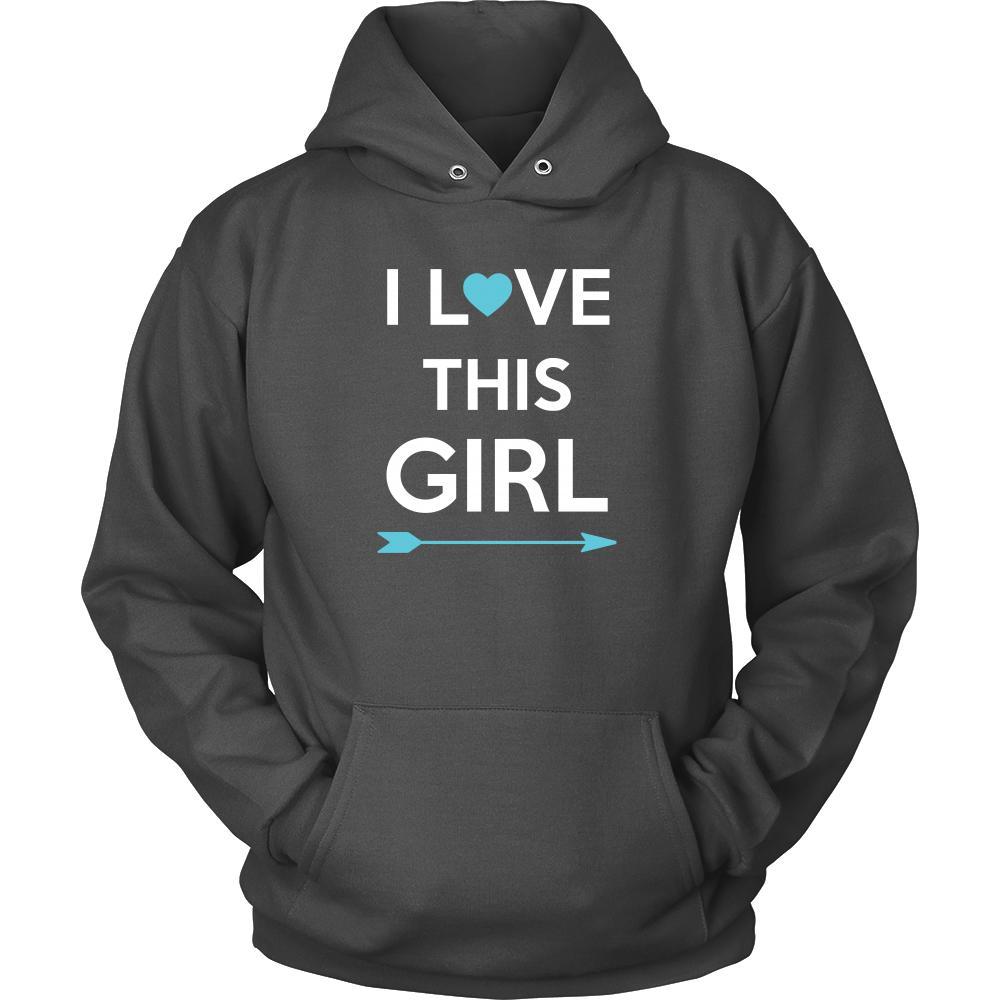 Valentine's Day T Shirt - I love this Girl-T-shirt-Teelime | shirts-hoodies-mugs