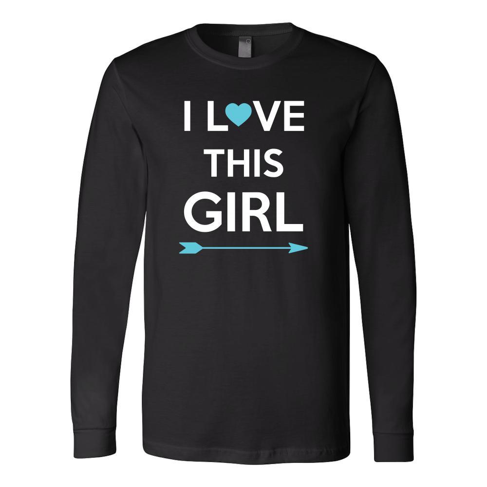 Valentine's Day T Shirt - I love this Girl-T-shirt-Teelime | shirts-hoodies-mugs