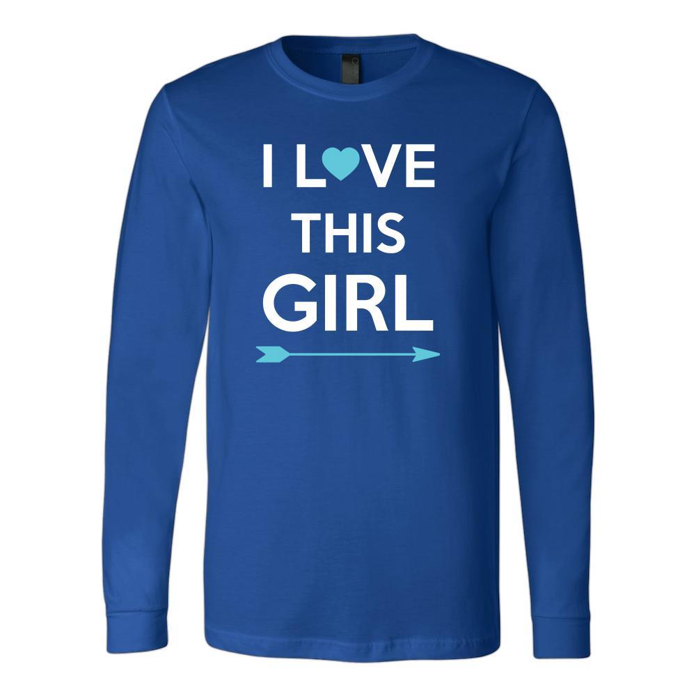 Valentine's Day T Shirt - I love this Girl-T-shirt-Teelime | shirts-hoodies-mugs