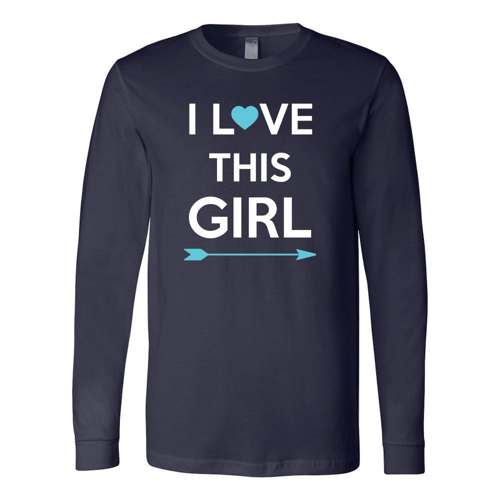 Valentine's Day T Shirt - I love this Girl-T-shirt-Teelime | shirts-hoodies-mugs