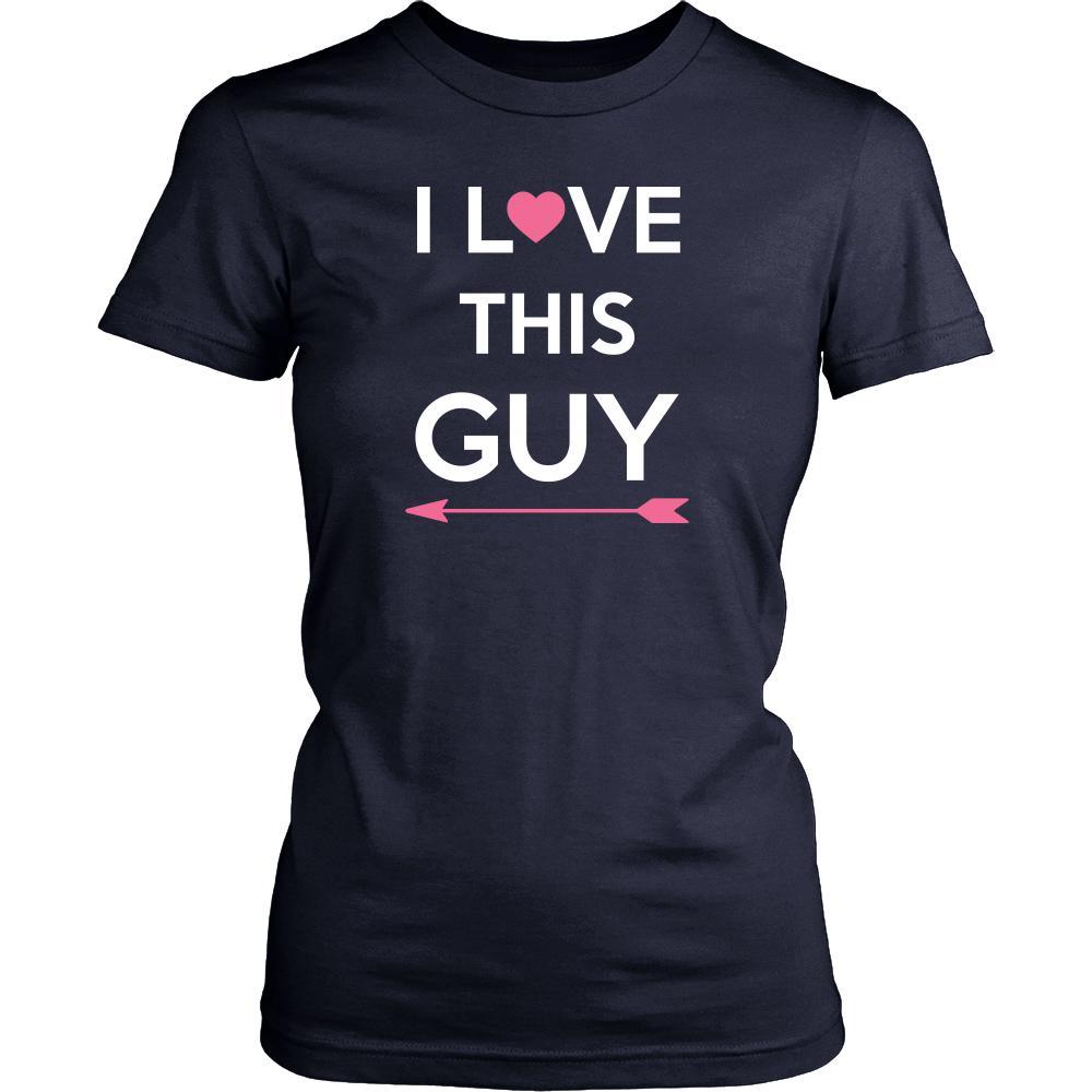 Valentine's Day T Shirt - I love this Guy-T-shirt-Teelime | shirts-hoodies-mugs