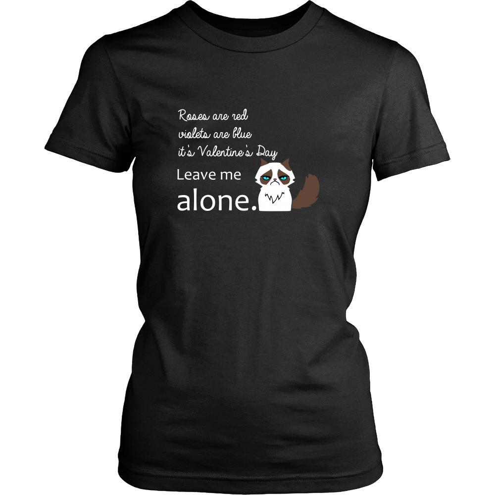 Valentine's Day T Shirt - Leave me alone-T-shirt-Teelime | shirts-hoodies-mugs
