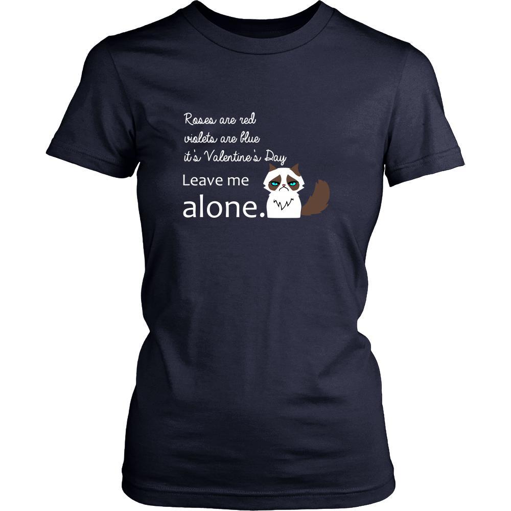 Valentine's Day T Shirt - Leave me alone-T-shirt-Teelime | shirts-hoodies-mugs