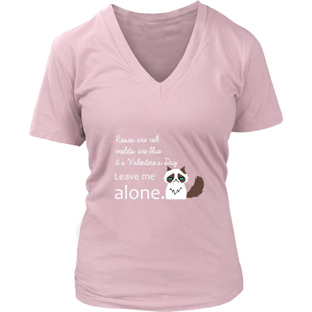 Valentine's Day T Shirt - Leave me alone-T-shirt-Teelime | shirts-hoodies-mugs