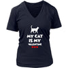 Valentine's Day T Shirt - My cat is my valentine-T-shirt-Teelime | shirts-hoodies-mugs