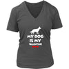 Valentine's Day T Shirt - My dog is my valentine-T-shirt-Teelime | shirts-hoodies-mugs