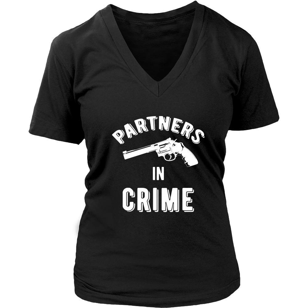 Valentine's Day T Shirt - Partners in Crime-T-shirt-Teelime | shirts-hoodies-mugs