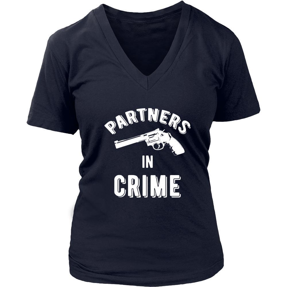 Valentine's Day T Shirt - Partners in Crime-T-shirt-Teelime | shirts-hoodies-mugs
