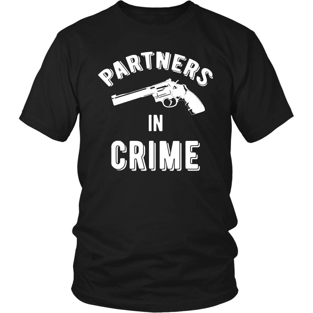 Valentine's Day T Shirt - Partners in Crime-T-shirt-Teelime | shirts-hoodies-mugs