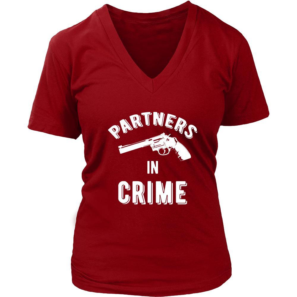 Valentine's Day T Shirt - Partners in Crime-T-shirt-Teelime | shirts-hoodies-mugs
