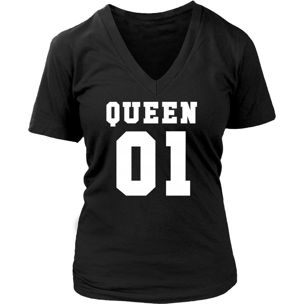 Valentine's Day T Shirt - Queen 01-T-shirt-Teelime | shirts-hoodies-mugs