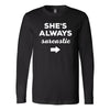 Valentine's Day T Shirt - She's always sarcastic-T-shirt-Teelime | shirts-hoodies-mugs