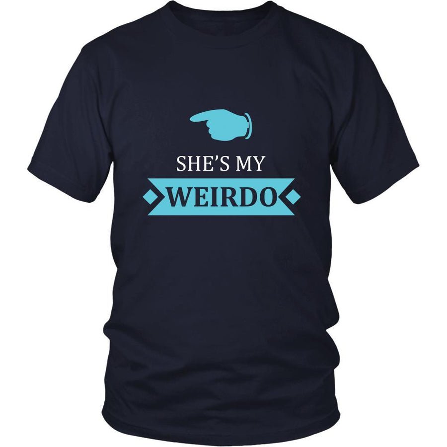Valentine's Day T Shirt - She's my Weirdo-T-shirt-Teelime | shirts-hoodies-mugs