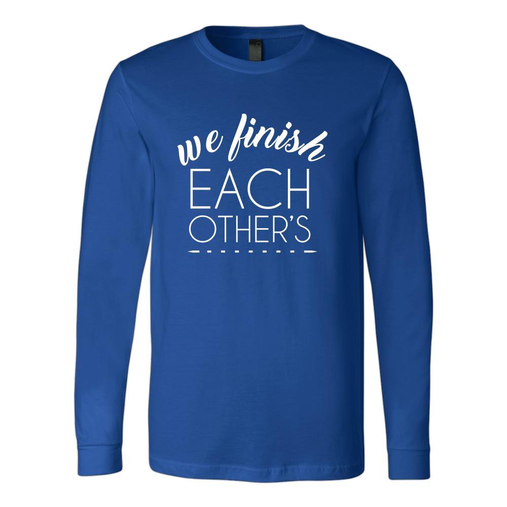 Valentine's Day T Shirt - We finish each other's-T-shirt-Teelime | shirts-hoodies-mugs