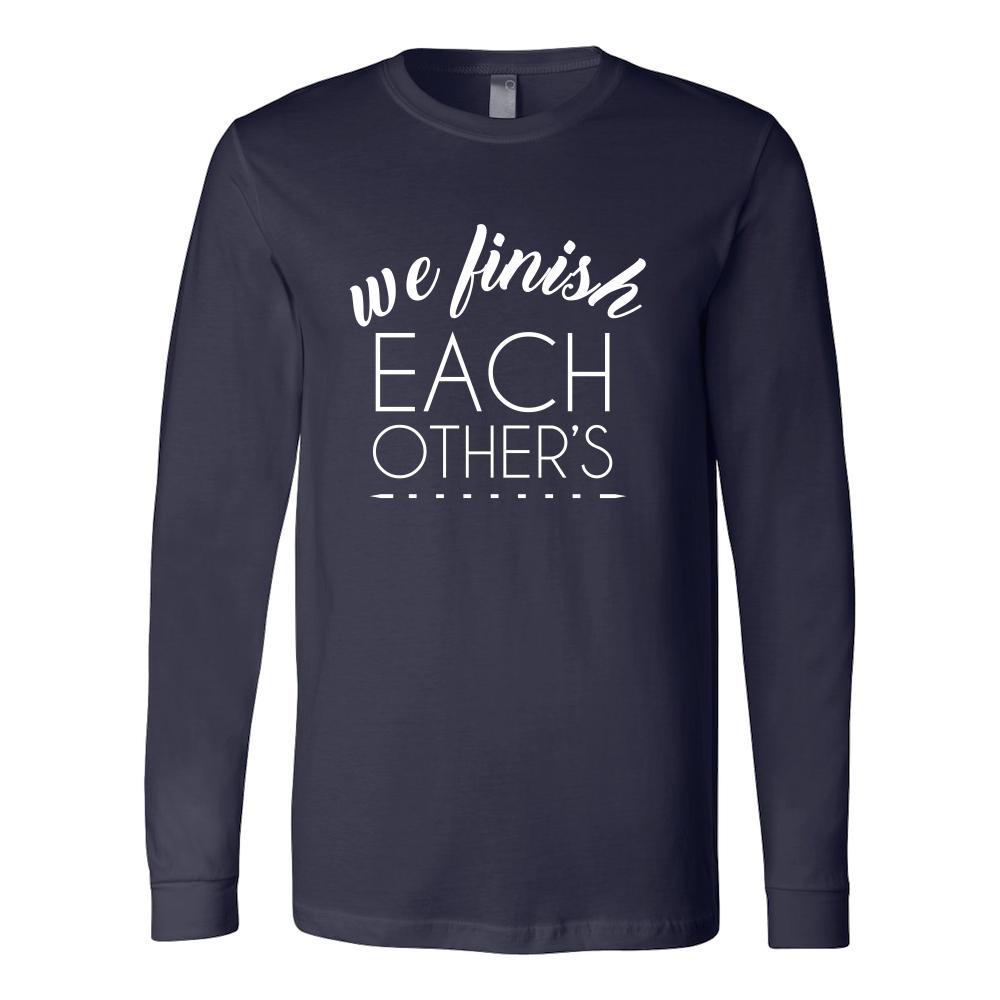 Valentine's Day T Shirt - We finish each other's-T-shirt-Teelime | shirts-hoodies-mugs