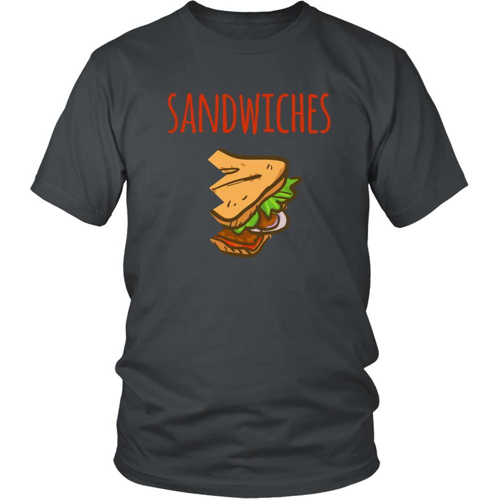 Valentine's Day T Shirt - We finish our sandwiches-T-shirt-Teelime | shirts-hoodies-mugs