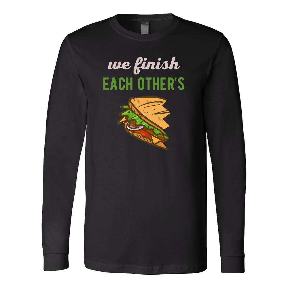 Valentine's Day T Shirt - We finish our sandwiches-T-shirt-Teelime | shirts-hoodies-mugs
