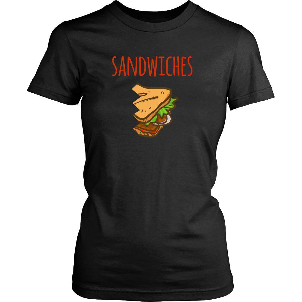 Valentine's Day T Shirt - We finish our sandwiches-T-shirt-Teelime | shirts-hoodies-mugs