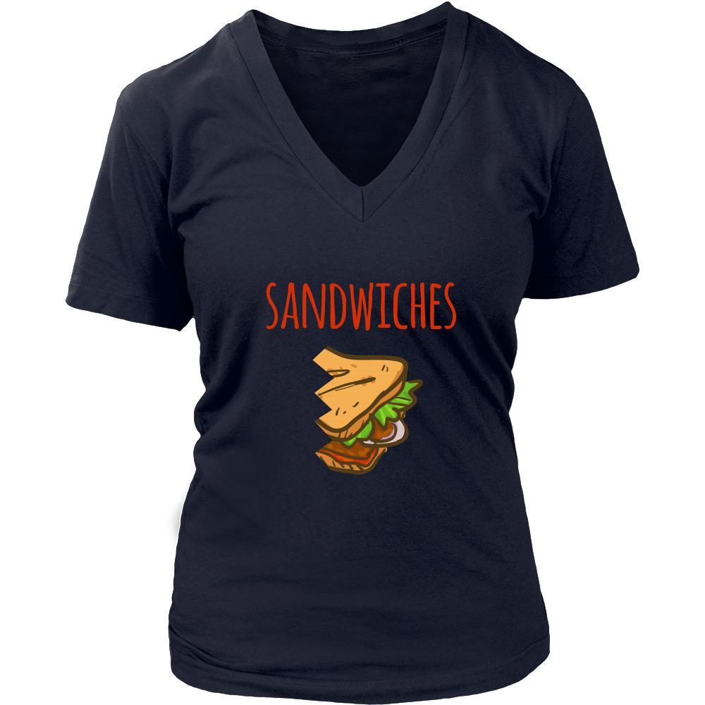 Valentine's Day T Shirt - We finish our sandwiches-T-shirt-Teelime | shirts-hoodies-mugs