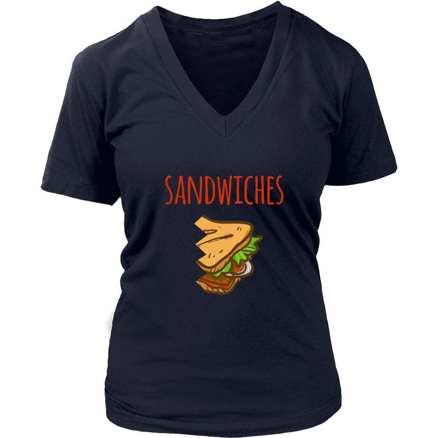 Valentine's Day T Shirt - We finish our sandwiches-T-shirt-Teelime | shirts-hoodies-mugs