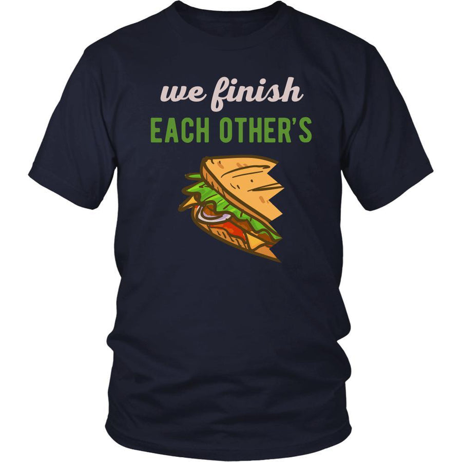 Valentine's Day T Shirt - We finish our sandwiches-T-shirt-Teelime | shirts-hoodies-mugs