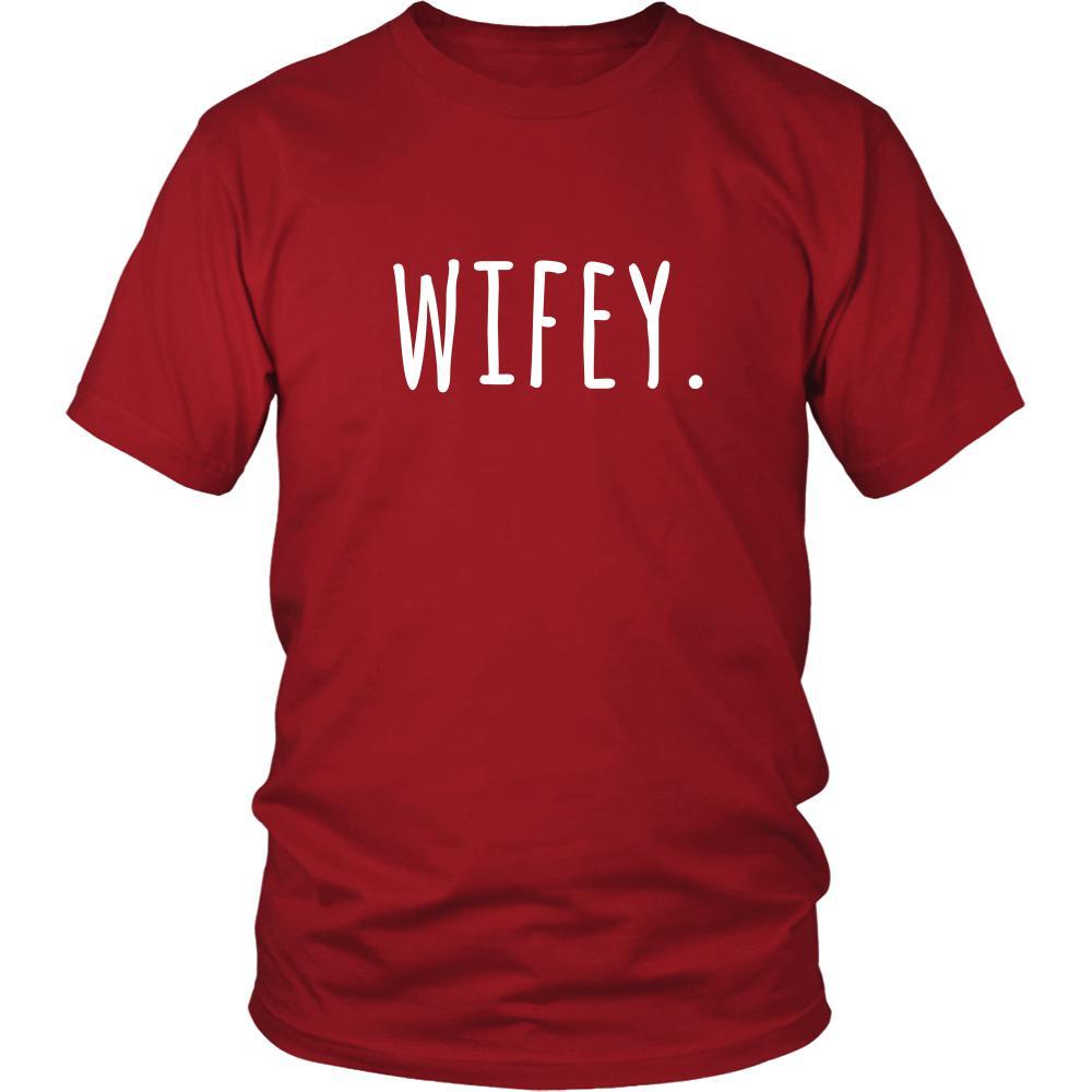 Valentine's Day T Shirt - Wifey.-T-shirt-Teelime | shirts-hoodies-mugs