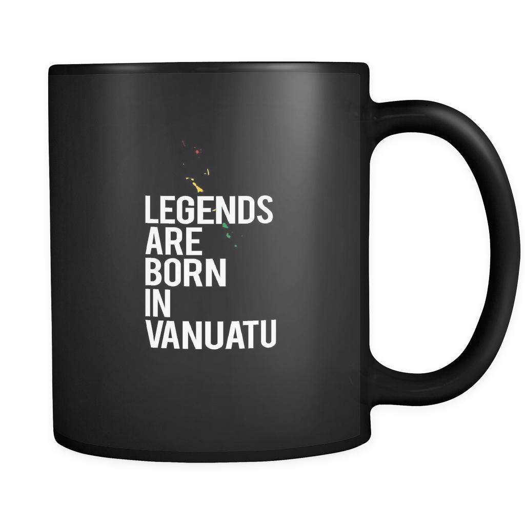 Vanuatu Legends are born in Vanuatu 11oz Black Mug-Drinkware-Teelime | shirts-hoodies-mugs