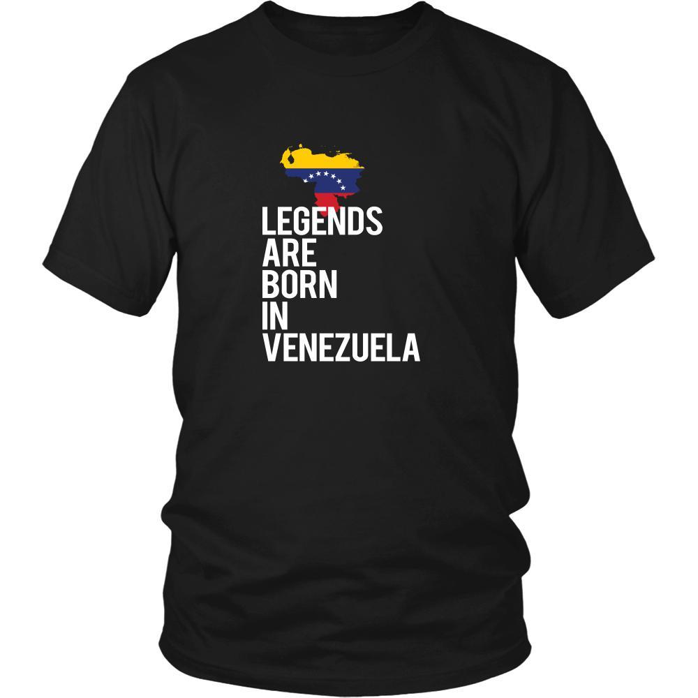 Venezuela Shirt - Legends are born in Venezuela - National Heritage Gift-T-shirt-Teelime | shirts-hoodies-mugs